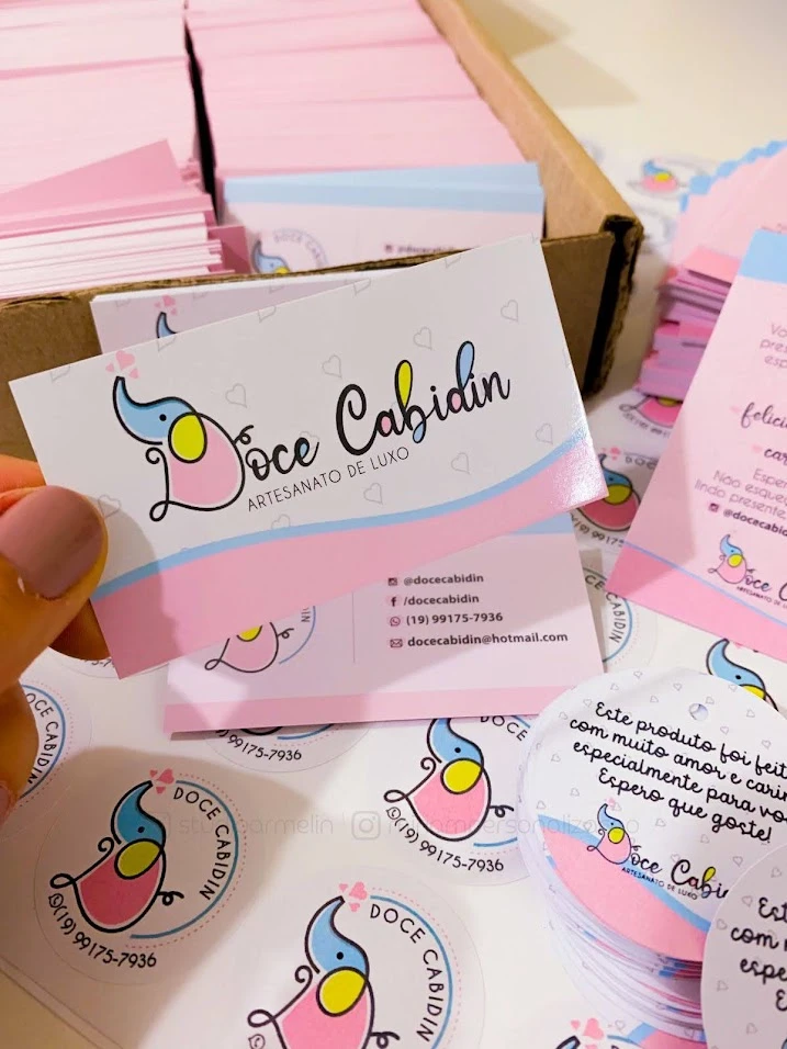 Cartão de Visita Verniz Total