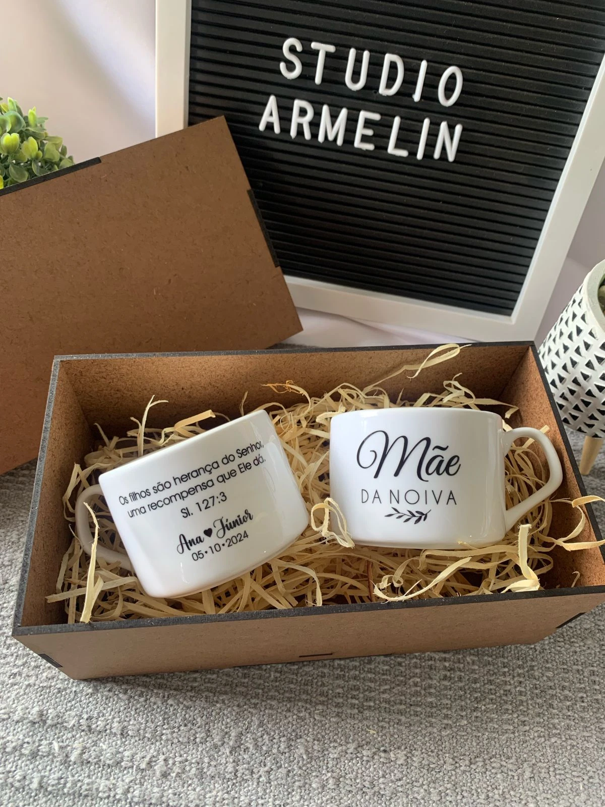 Xícara de Cerâmica Casamento