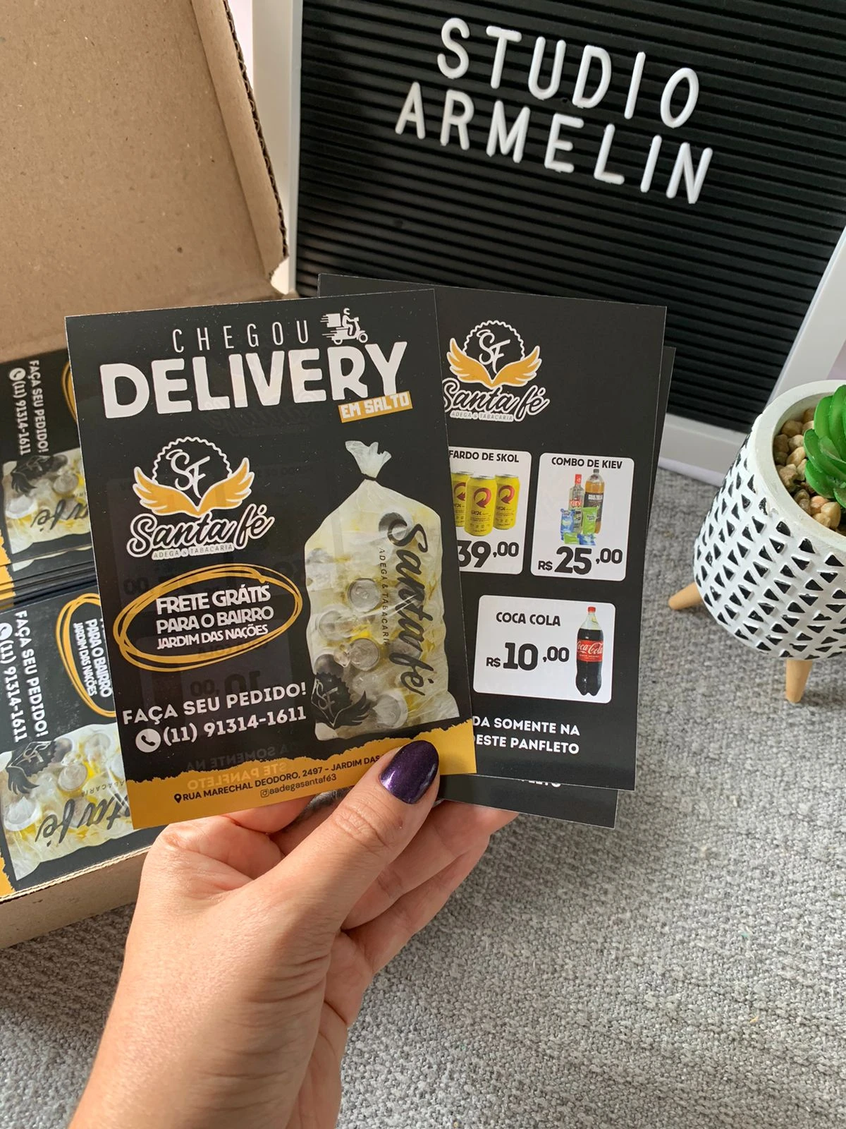 Panfleto Papel Couchê Brilho 10x14cm