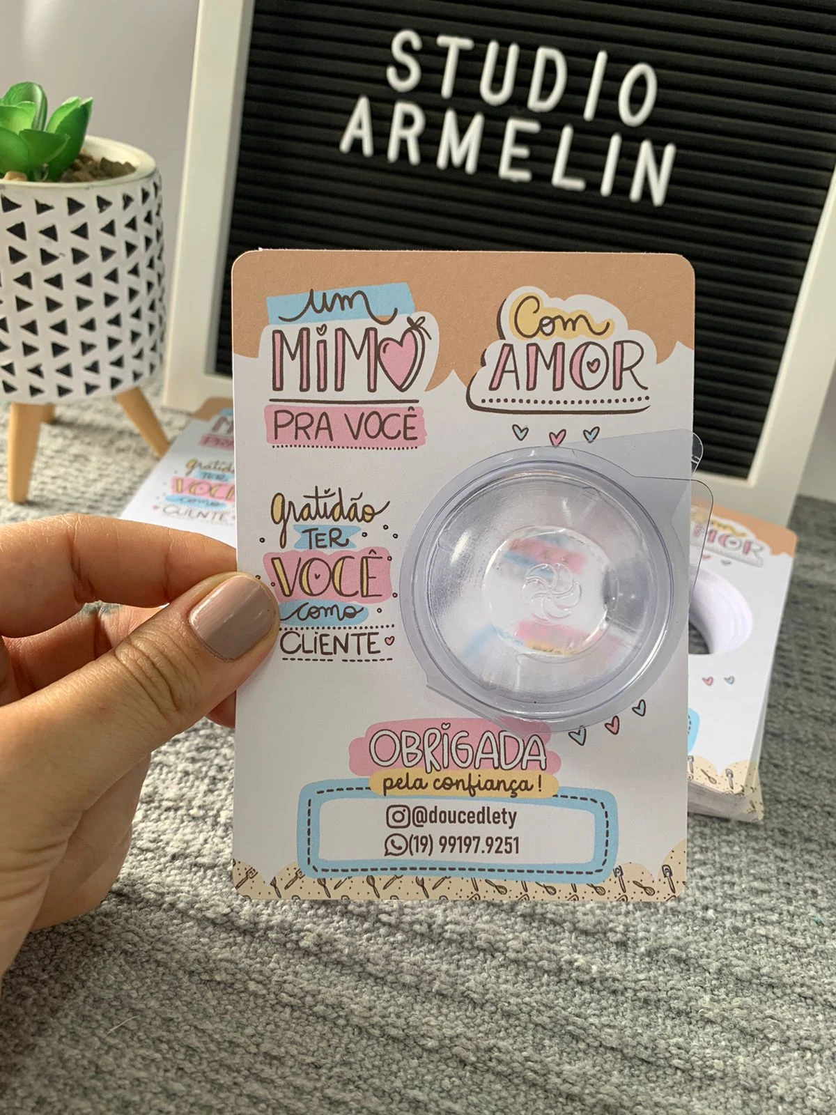 Cartão de Agradecimento