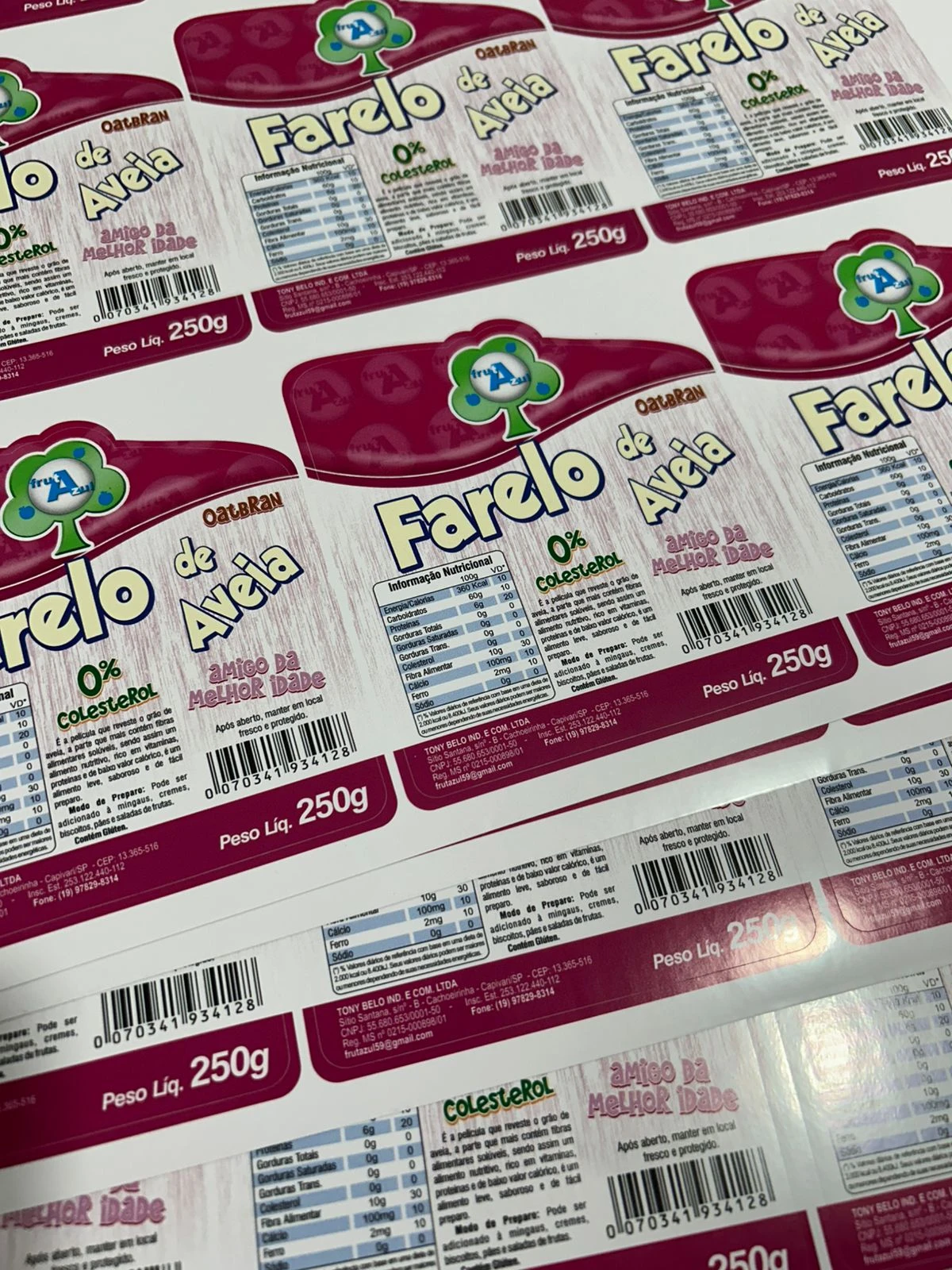 Adesivos em Vinil para Embalagem