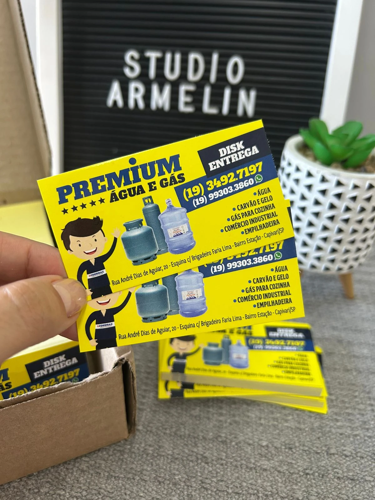 Cartão de Visita Verniz Total