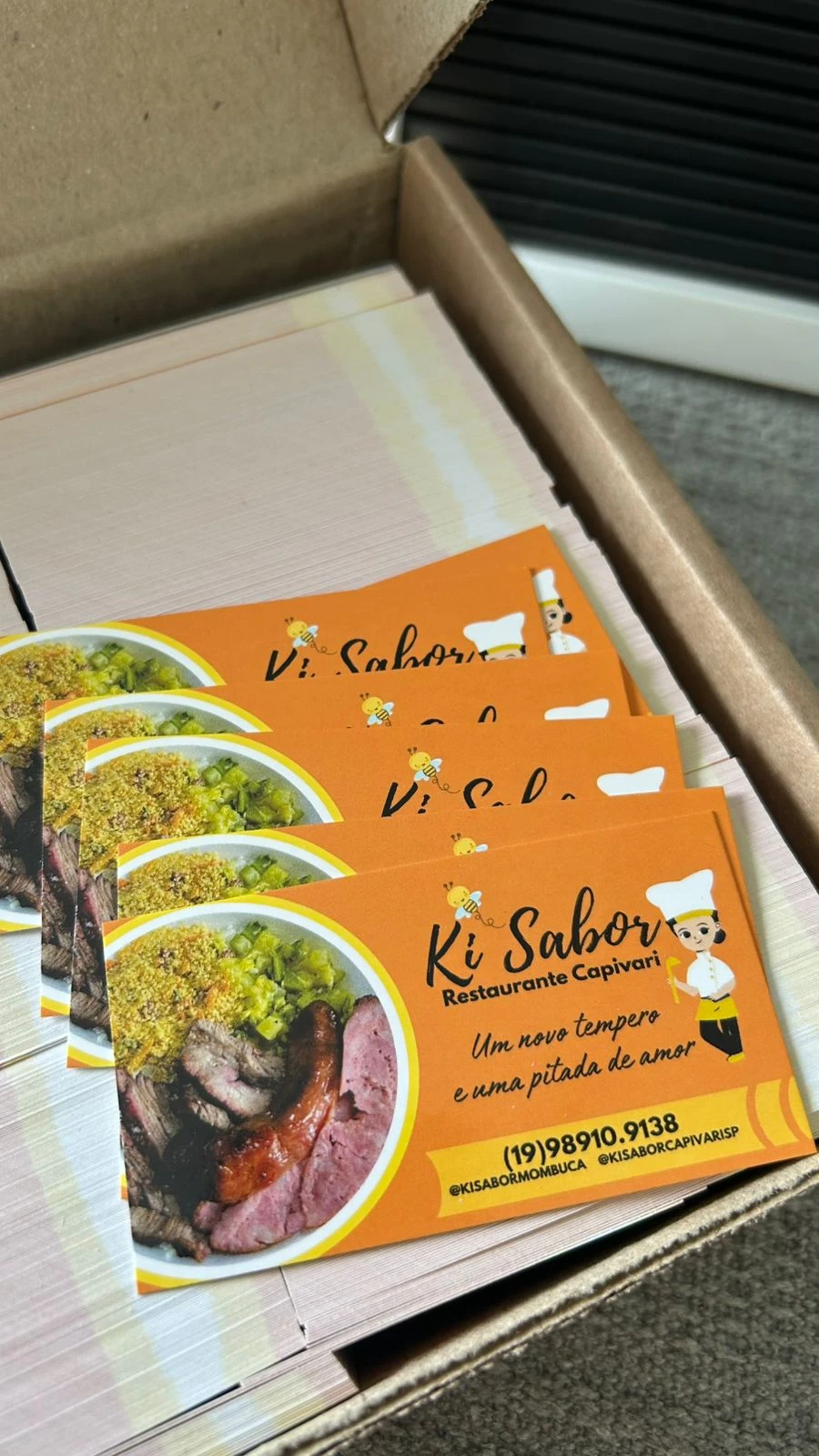 Cartão de Visita Verniz Total