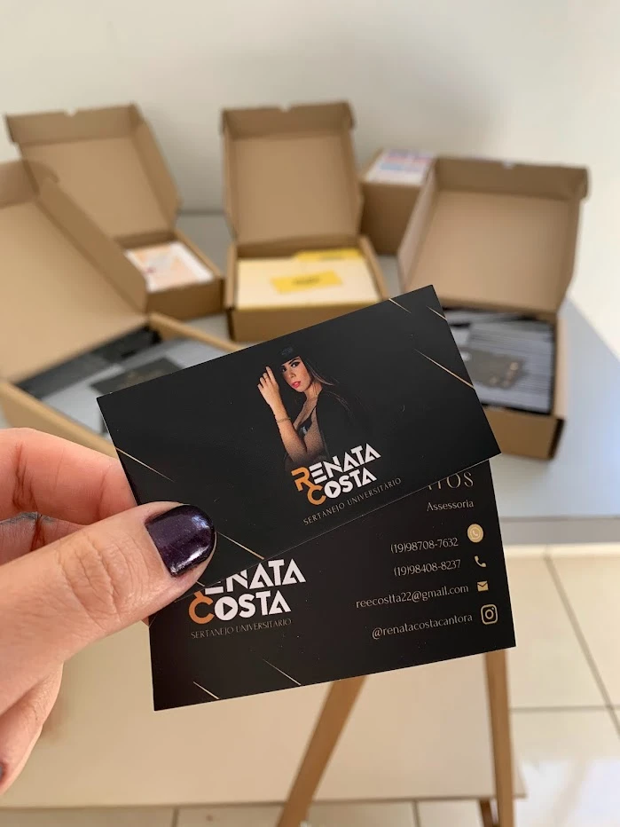 Cartão de Visita Verniz Total