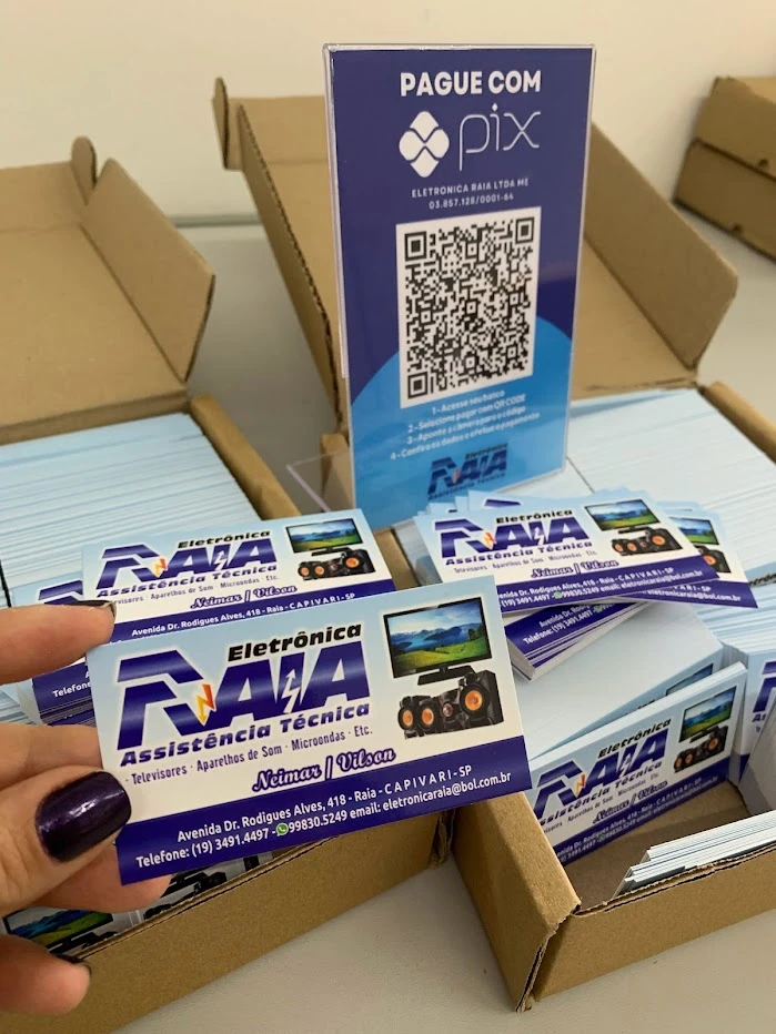 Cartão de Visita Verniz Total