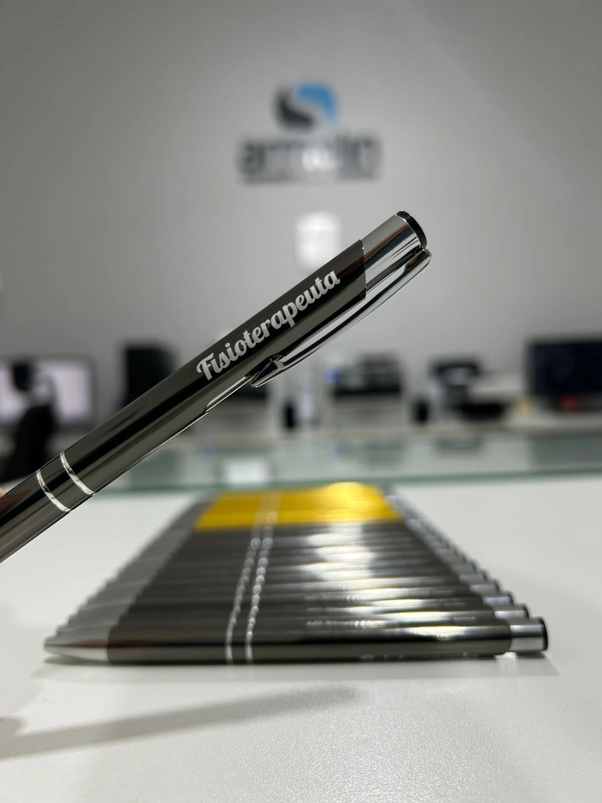 Caneta de Metal Chumbo Personalizada à Laser