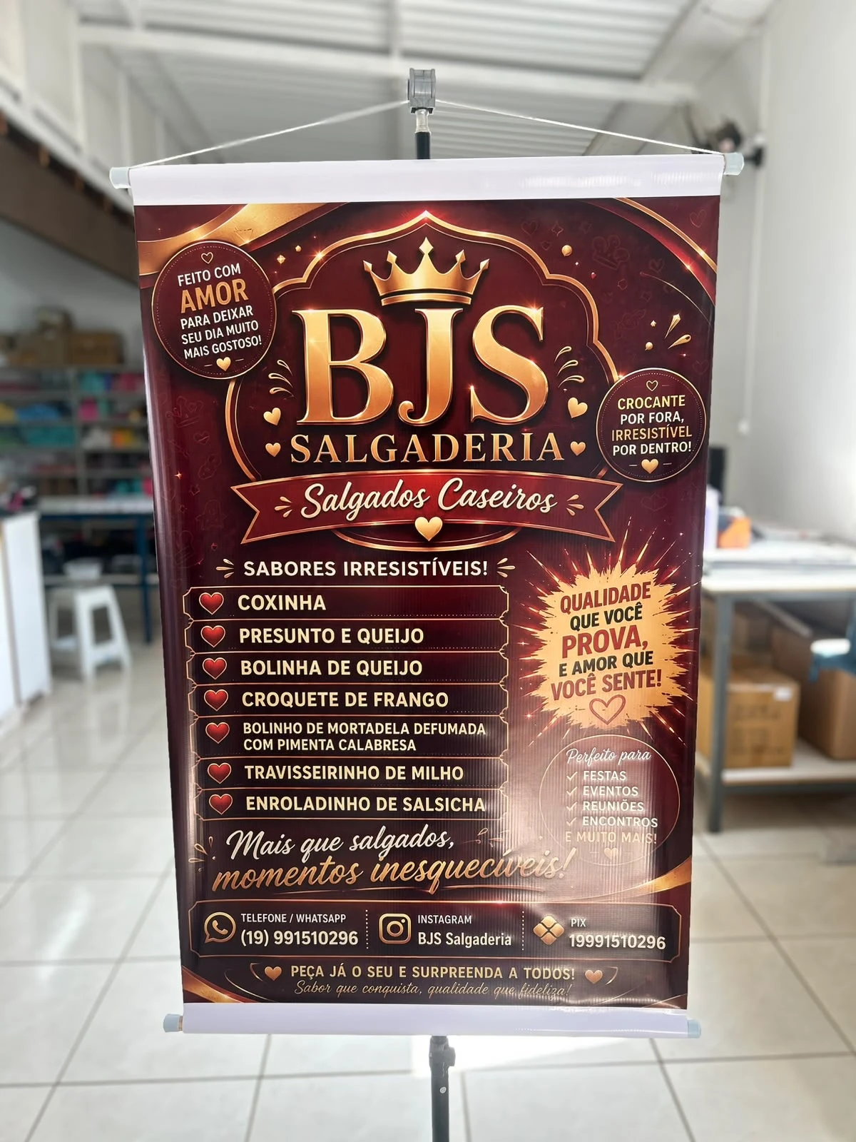 Banner em Lona 90x60cm