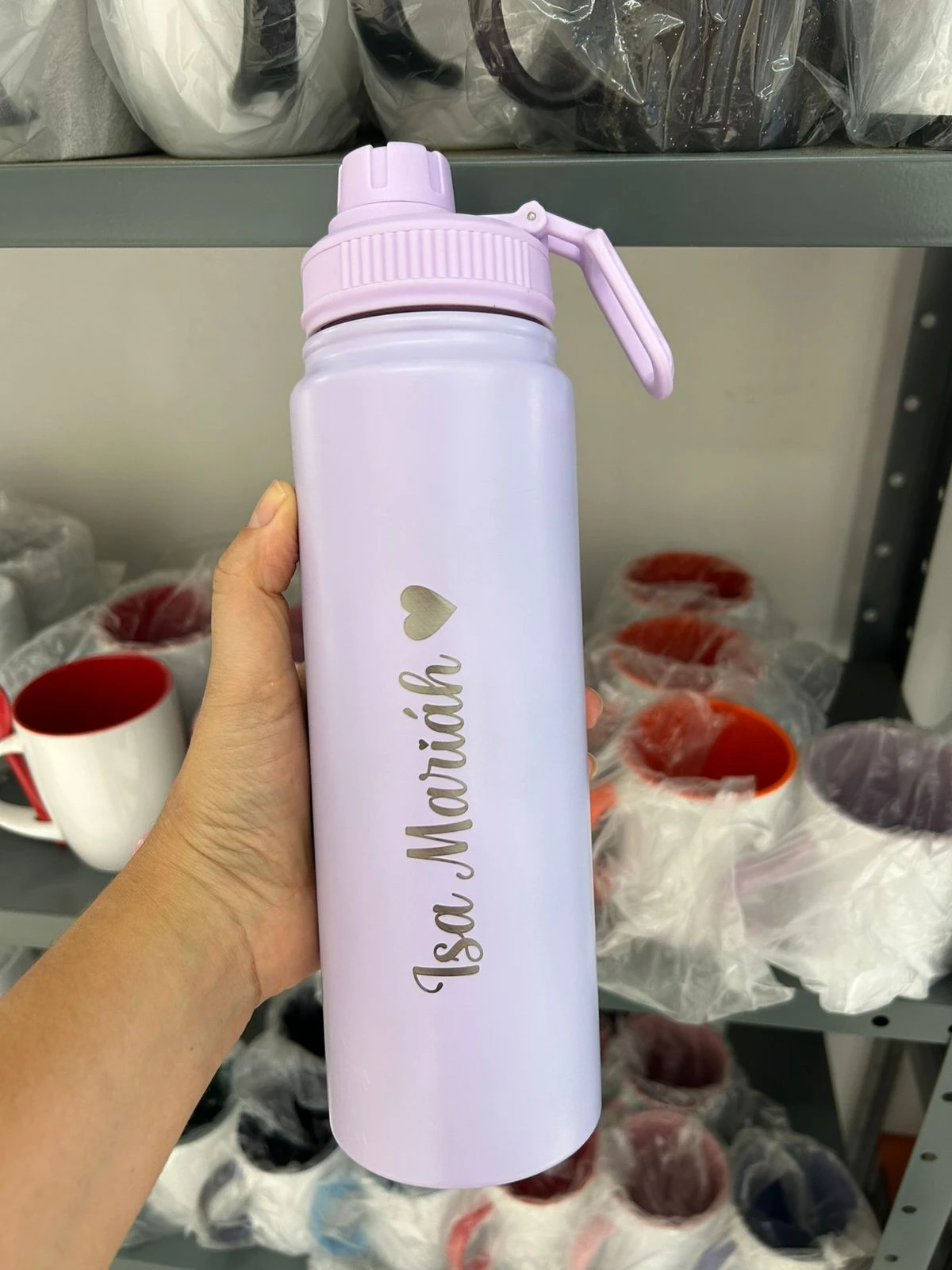 Garrafa Térmica 800ml Gravação Laser