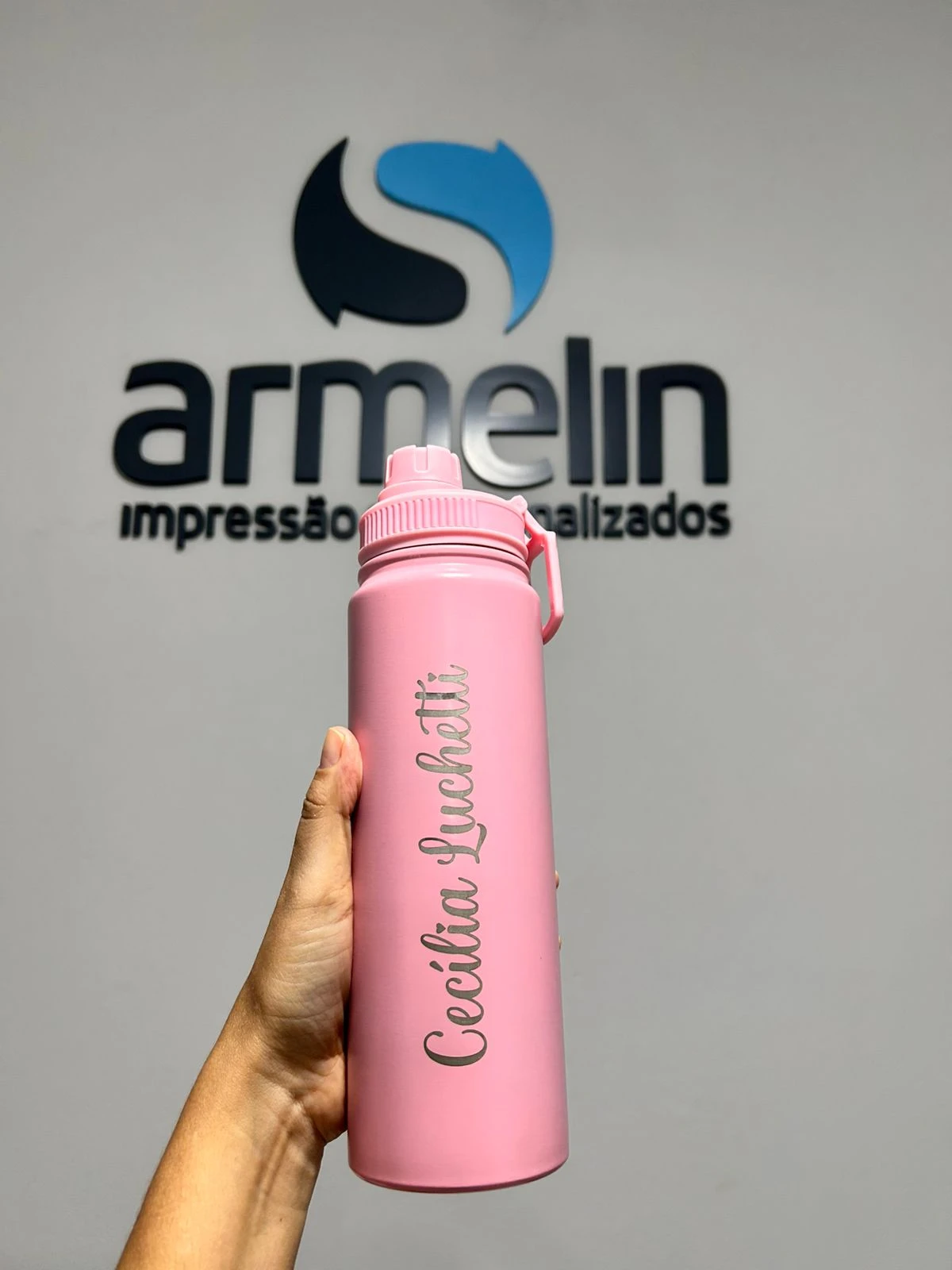 Garrafa Térmica 800ml Gravação Laser