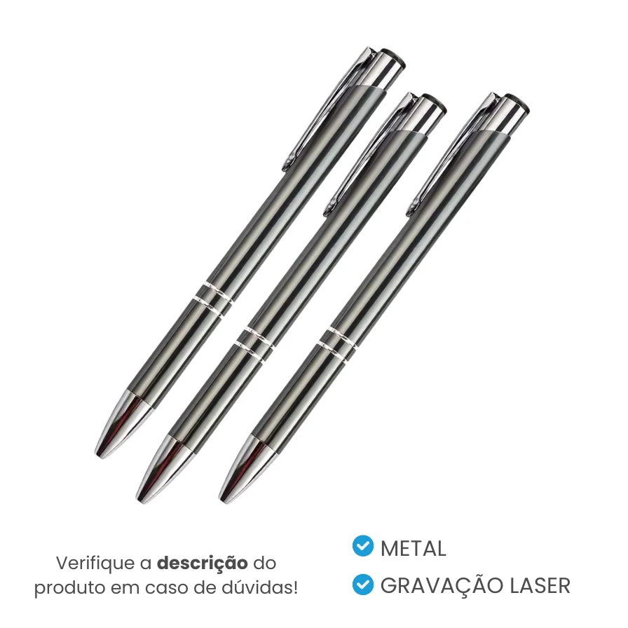 Caneta de Metal Chumbo Personalizada