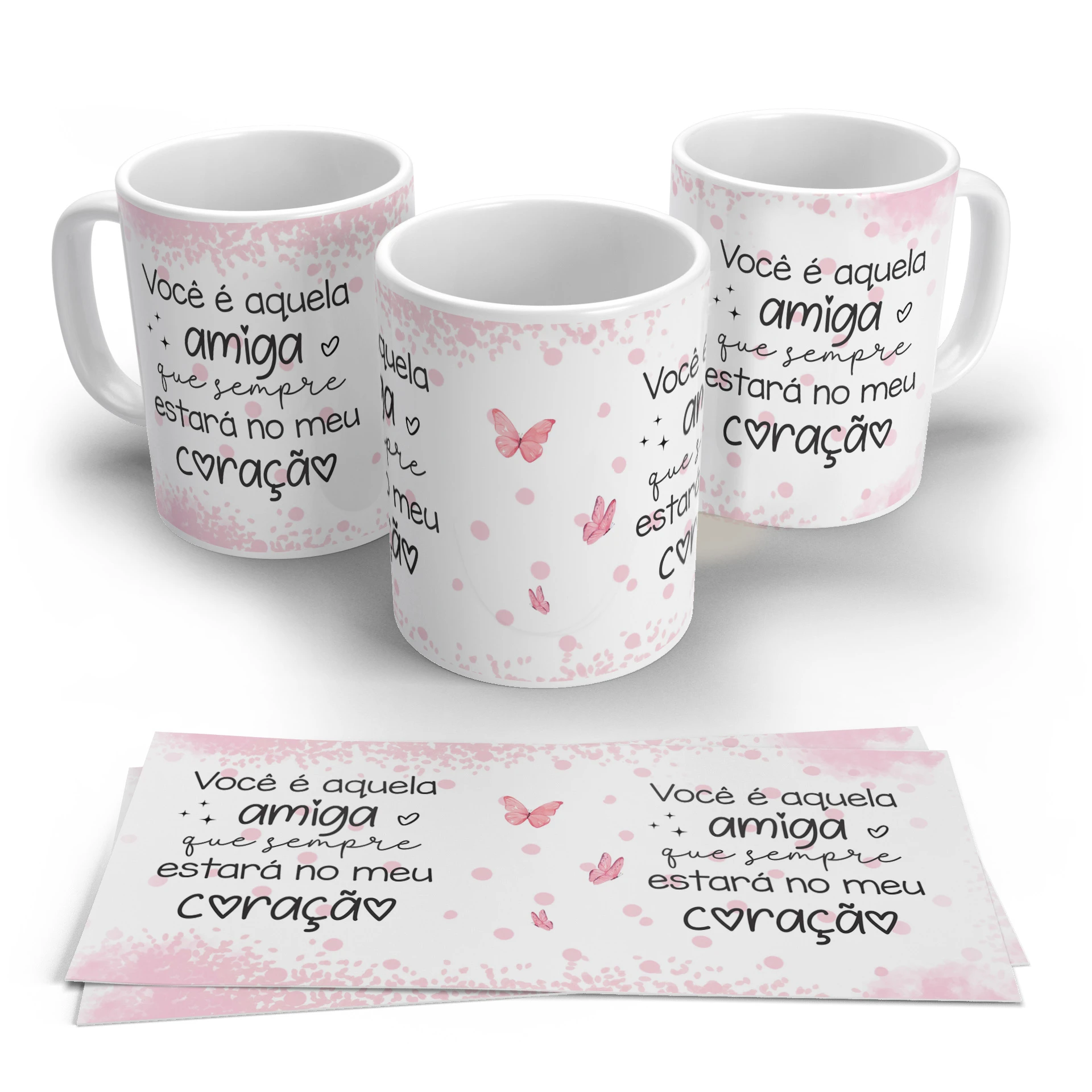 Arte Digital para Caneca Você é aquela amiga que sempre estará no meu coração